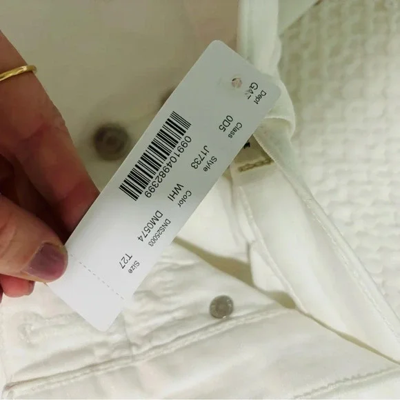 NWT JCrew High Waisted Skinny Toothpick Jean 27 Tall - Picture 6 of 9